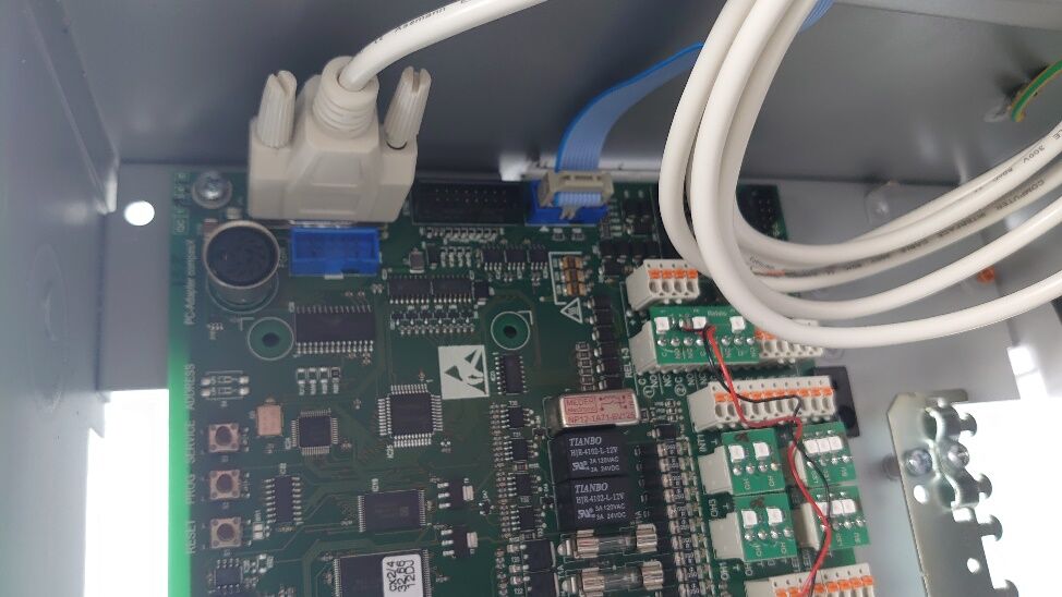 Sub-D Adapter Anschluss an der Complex-Zentrale