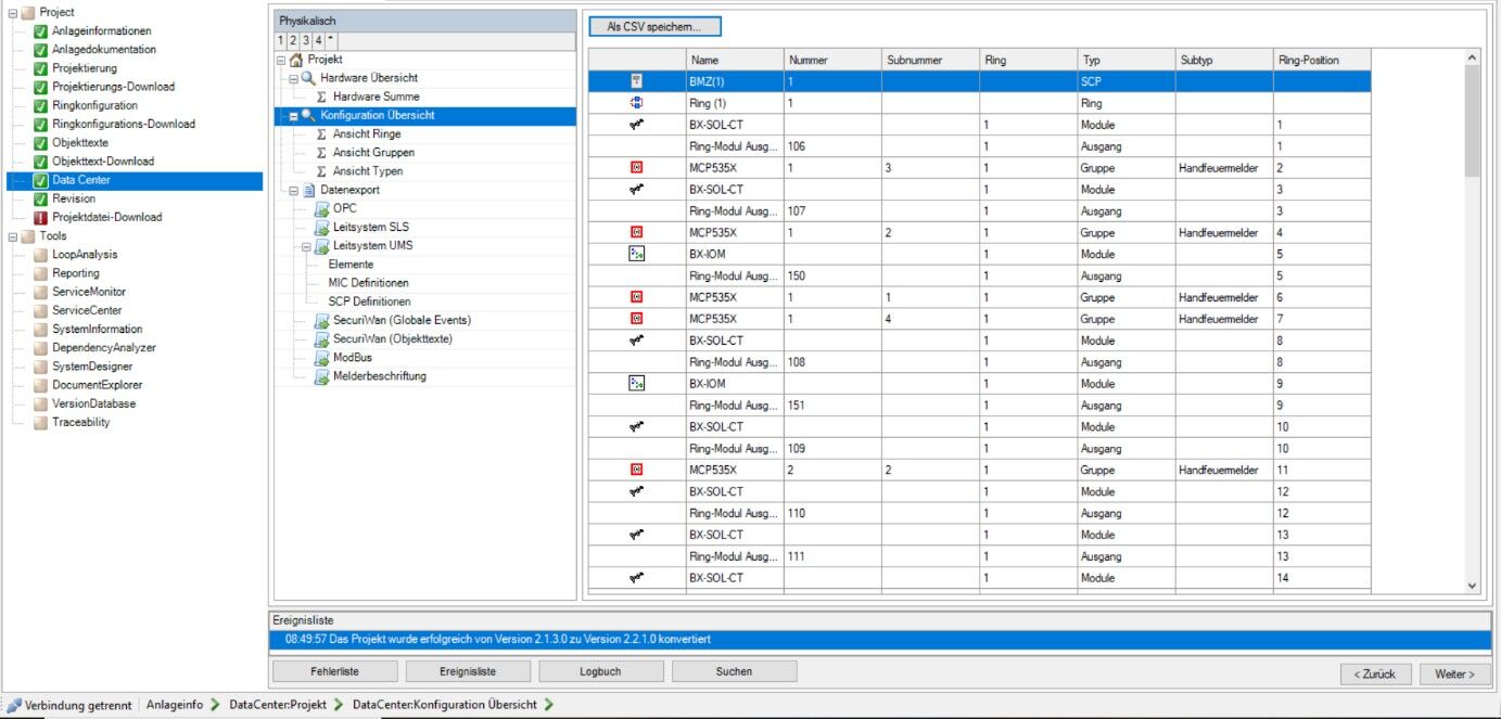 Export Knopf