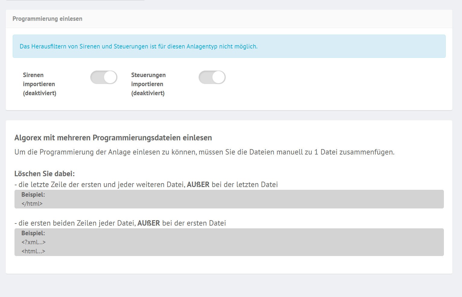 XML Zusammenfügung