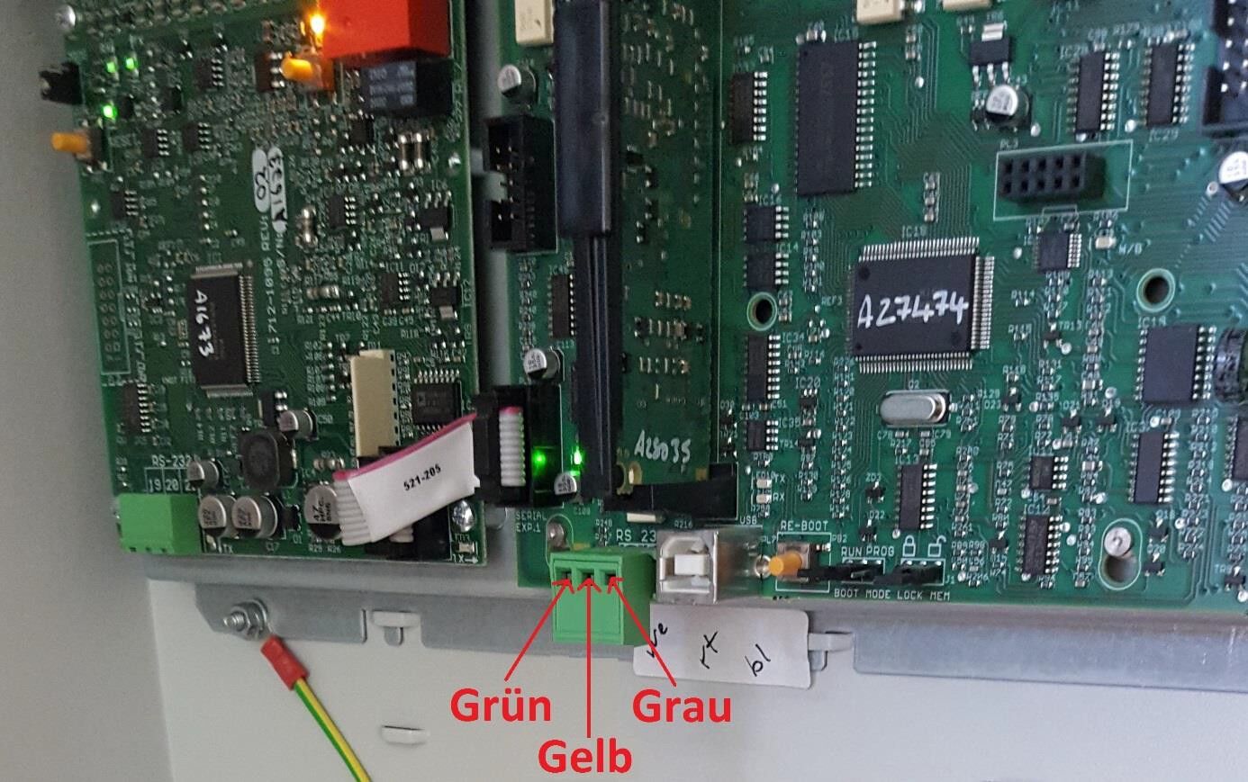 Hertek RS232 Anschluss