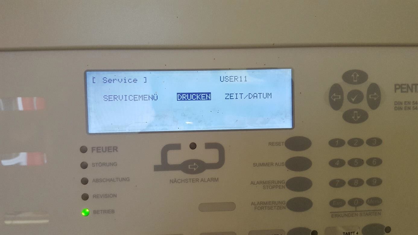 Drucken Menü