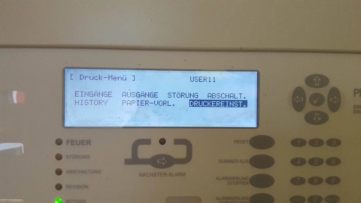 Druckereinstellungen