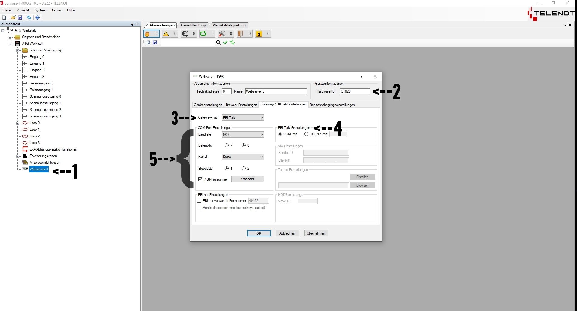 WebServer Konfiguration