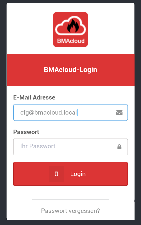 Your BMAcloud App Konfiguration