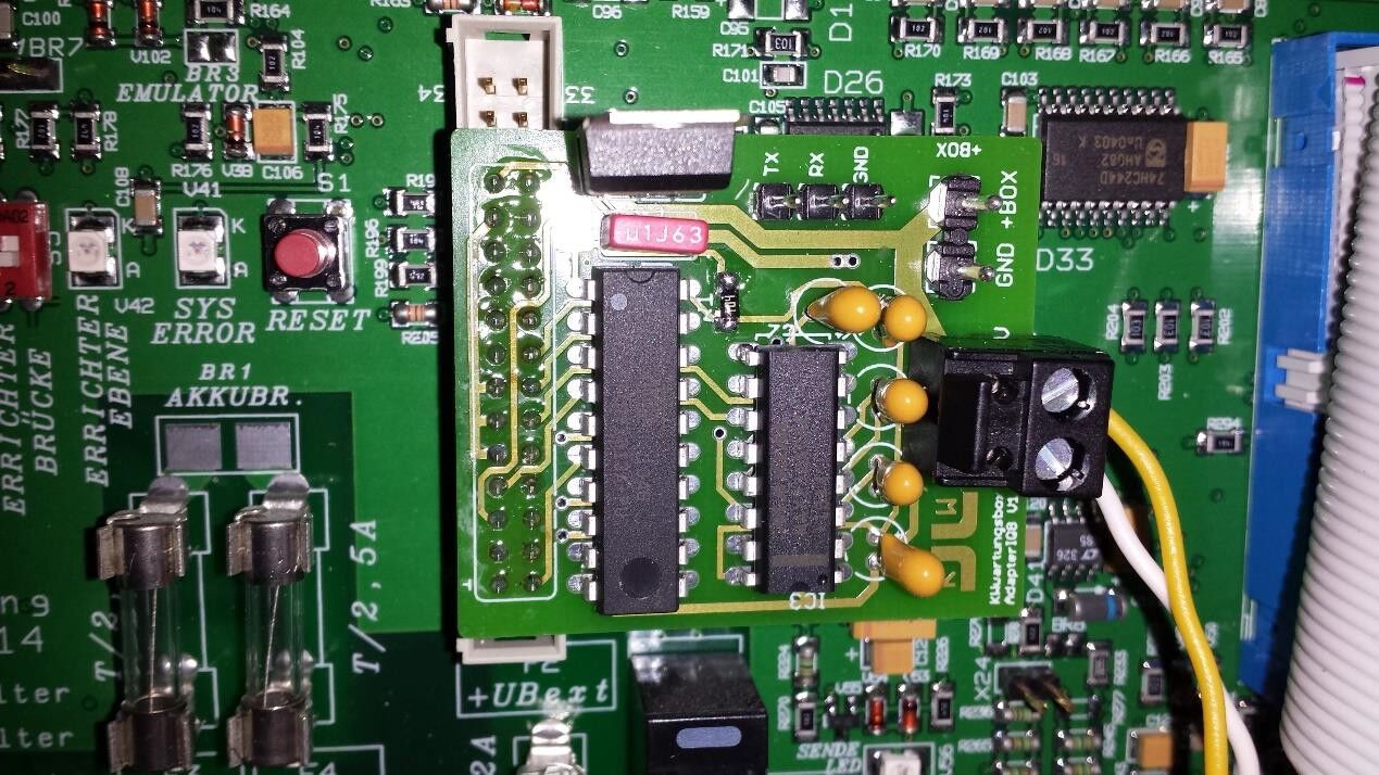Adapter IQ8 – zweite Ansicht Anschluss