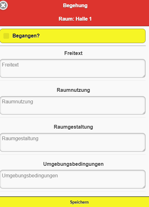 Begehungsprüfplan