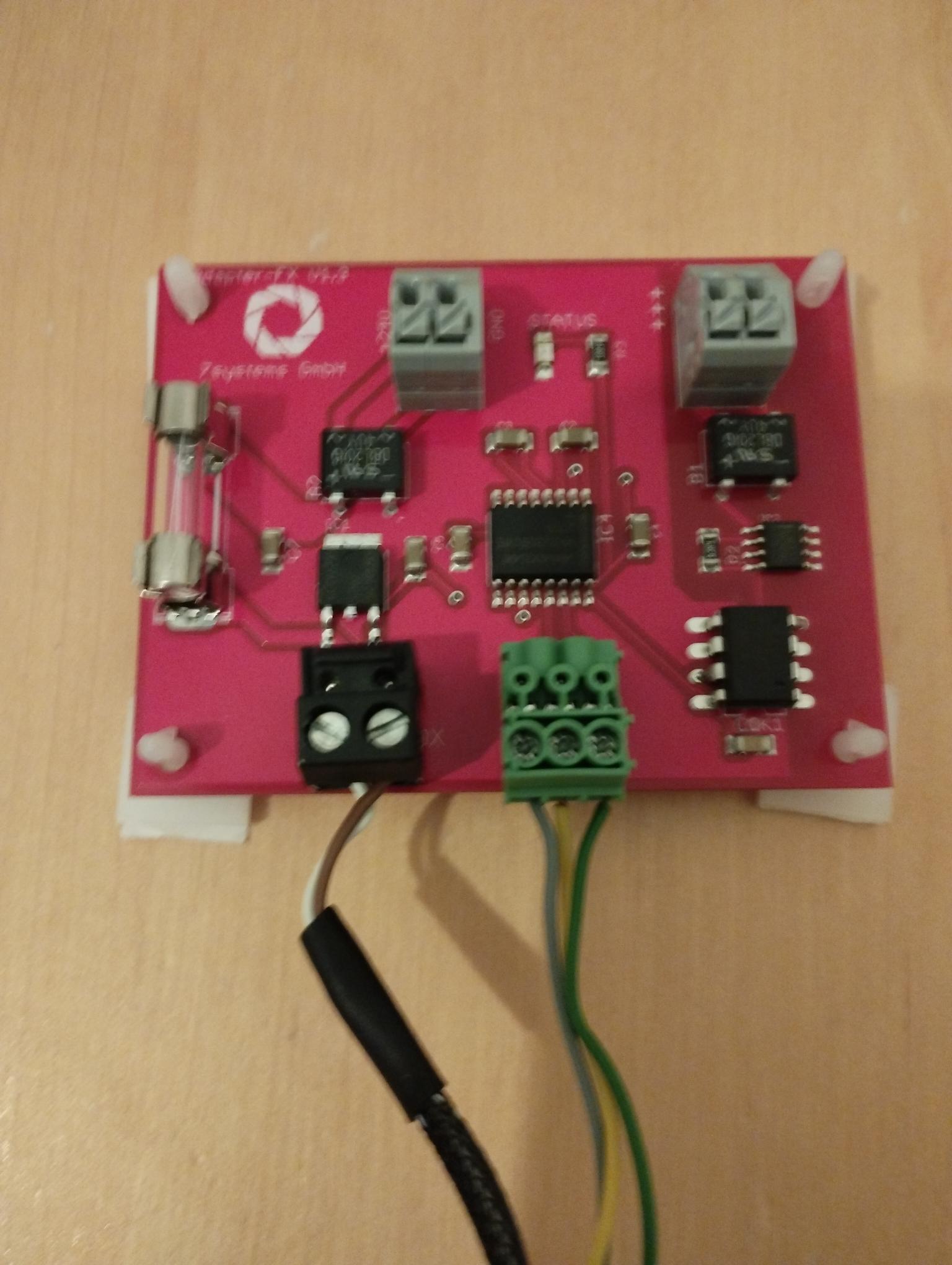 Adapter-FX verdrahtet