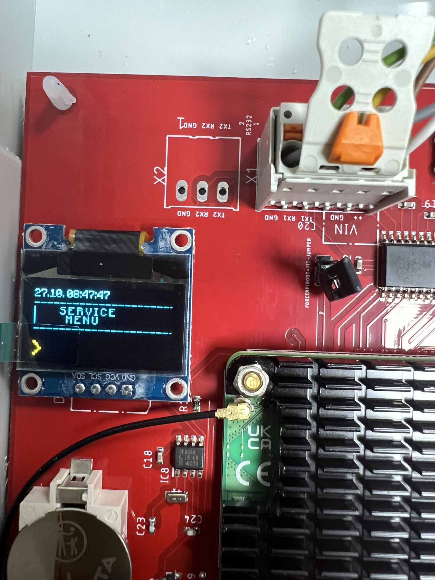 Display Wartungsbox V4