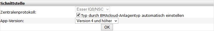 Box Einstellung